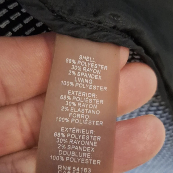 Tommy Hilfiger micro polka-dot single breast blazer SZ 6 - Picture 9 of 10